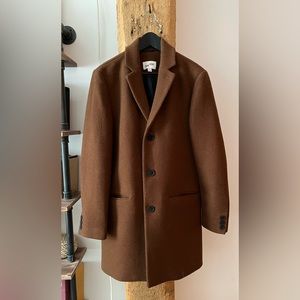 Brown wool coat. Barely used